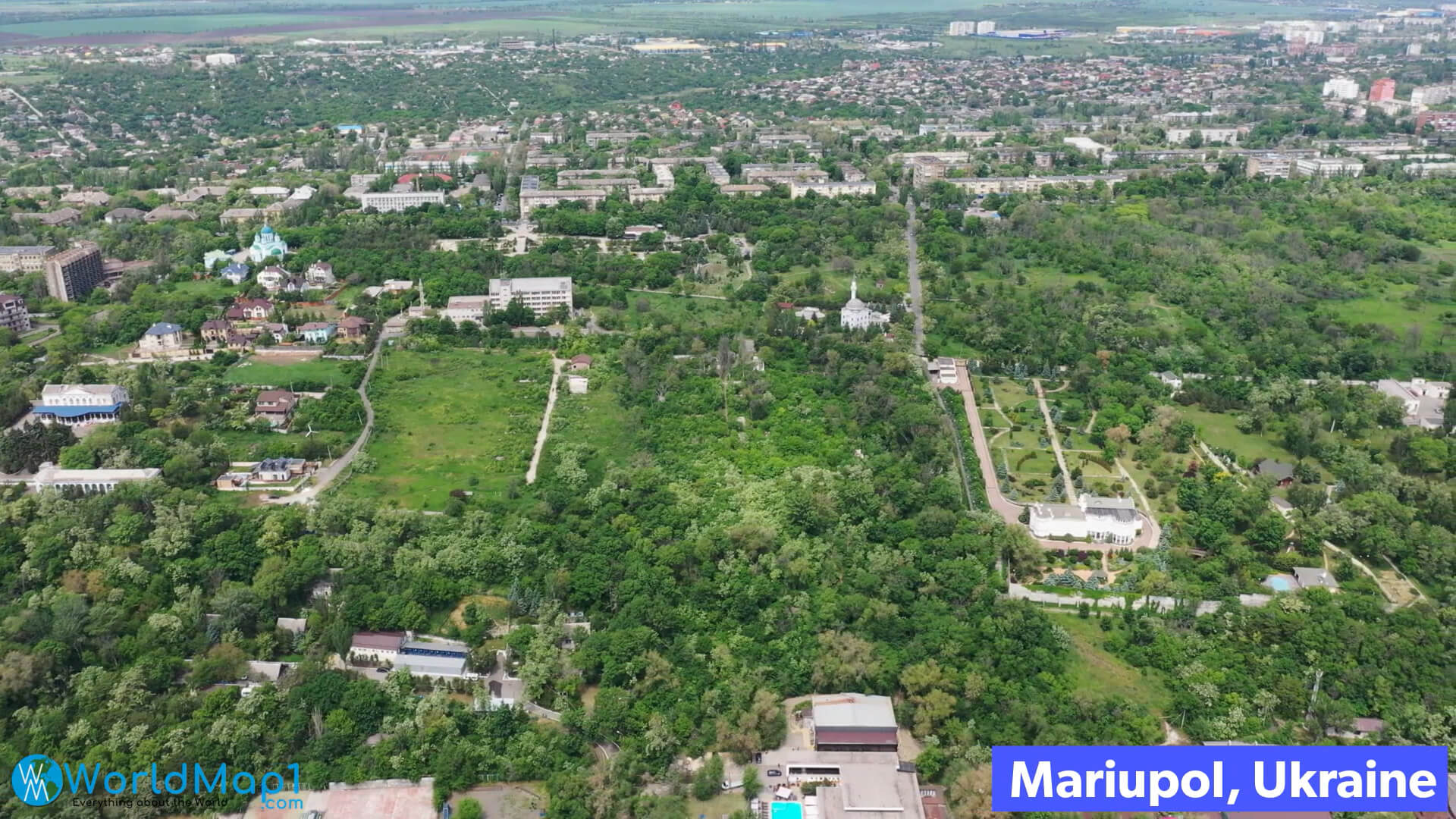 Stadt Mariupol in der Ukraine